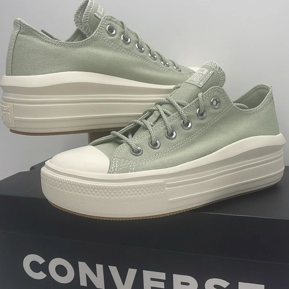 Converse WMNS A03558C CTAS MOVE OX SUMMIT SAGE/EGRET/SUMMIT PLATFORMS SNEAKERS